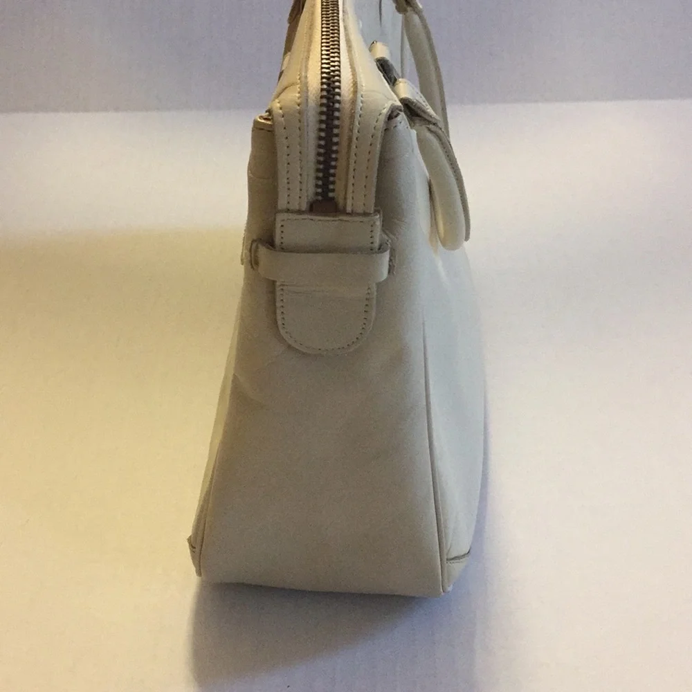 NWT True Vintage 1970s Oversized Leather Hobo Bag Solid Brass Rare Deadstock